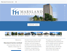 Tablet Screenshot of marsland.ca